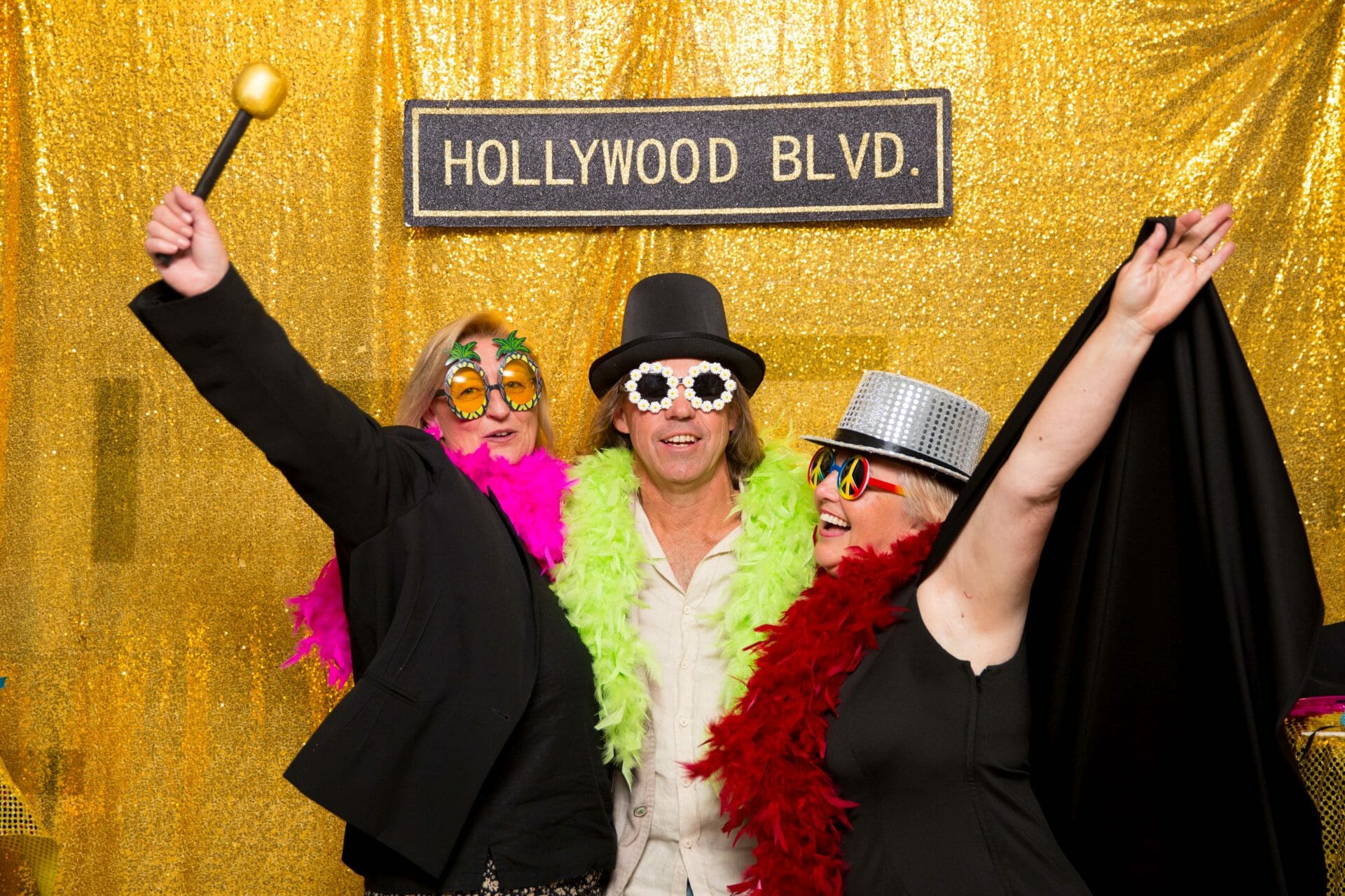 Fun at for photos in the Photo-booth charity event at Merewether Surf house
