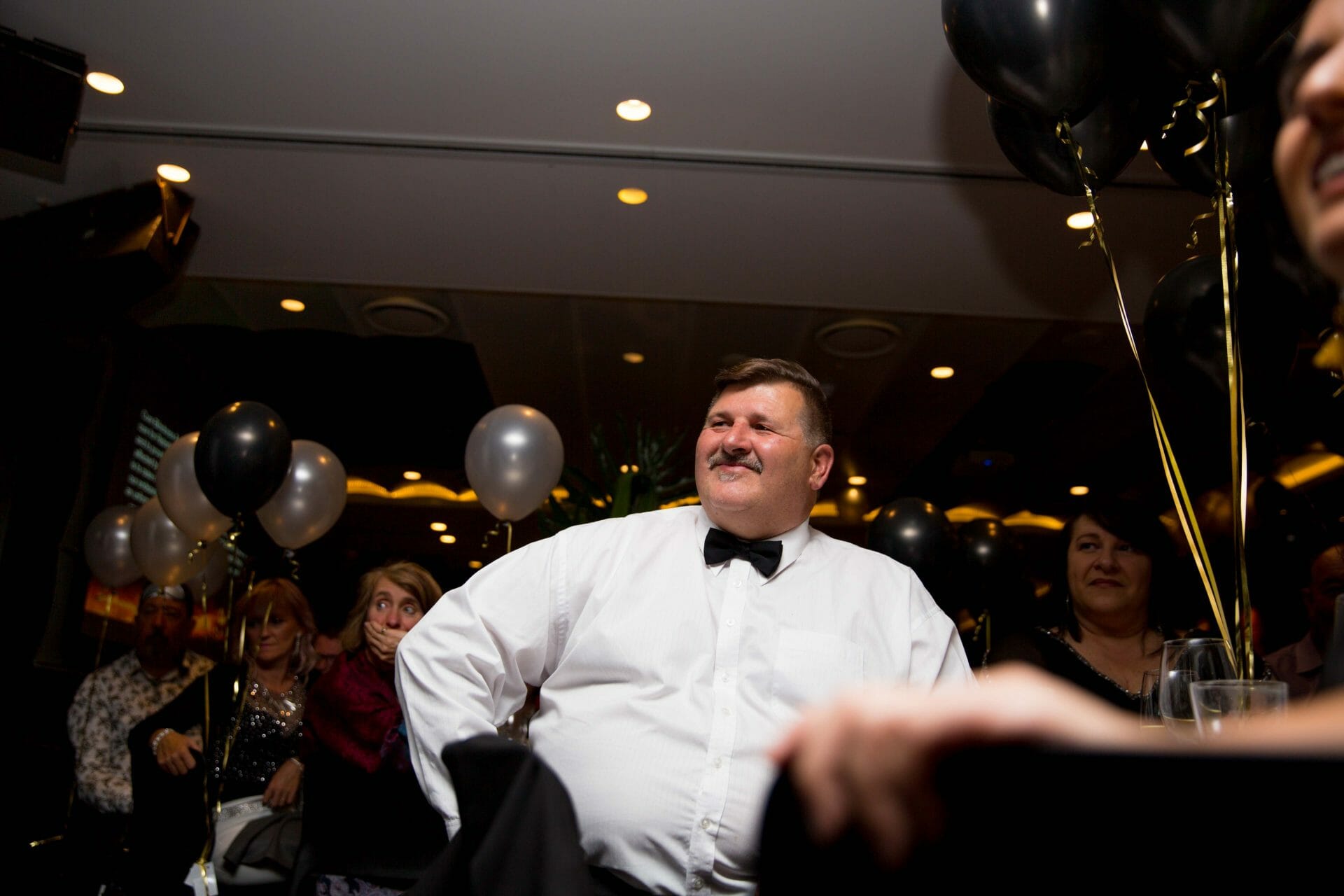 watching event for Cure blindness Australia charity