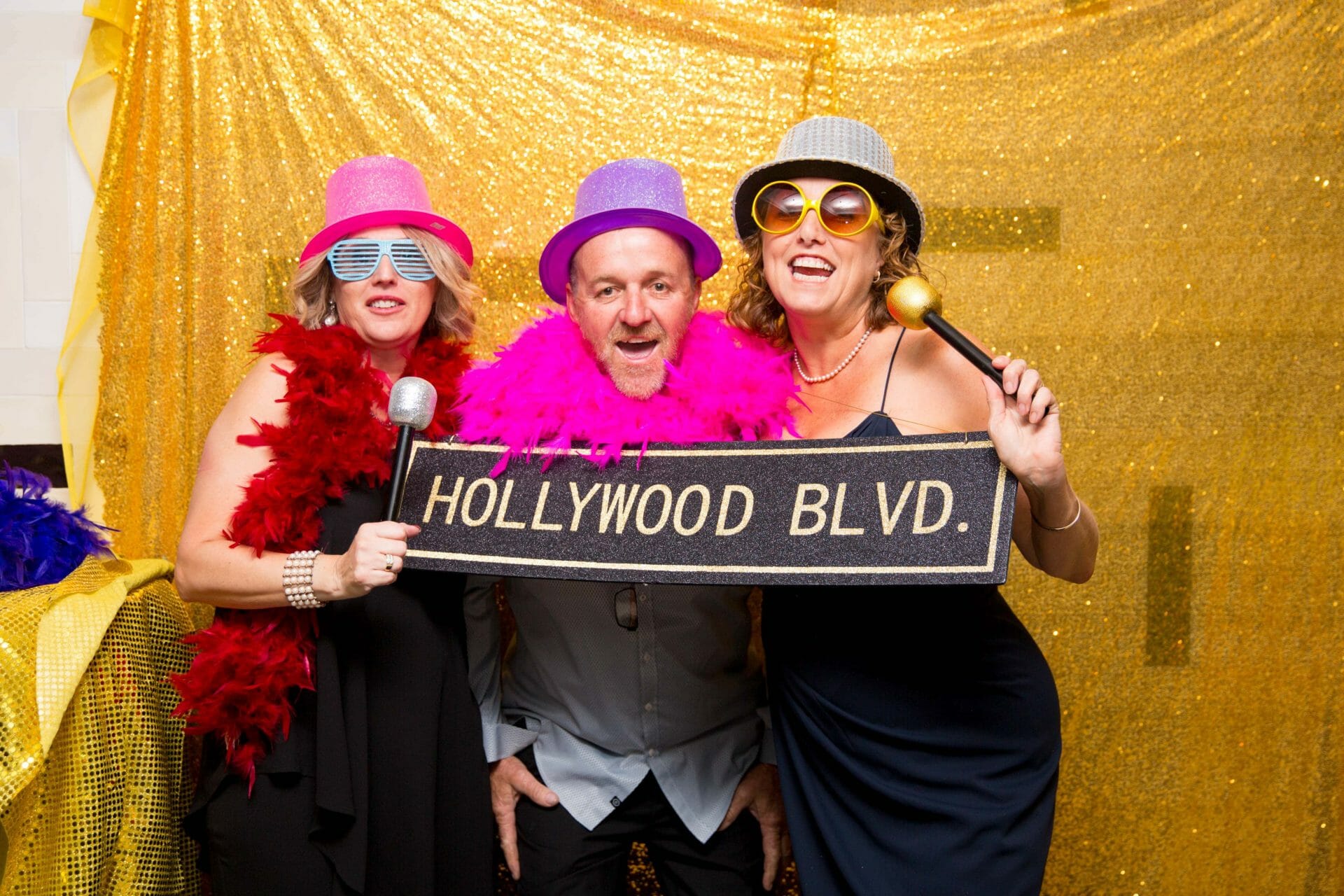 Fun posing for photos in the Photo-booth charity event at Merewether Surf house